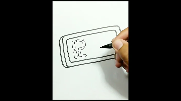 DRAWING DIGITAL CLOCK