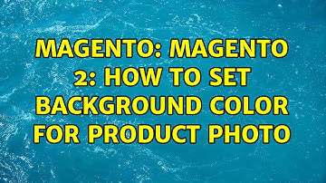 Magento: Magento 2: how to set background color for product photo