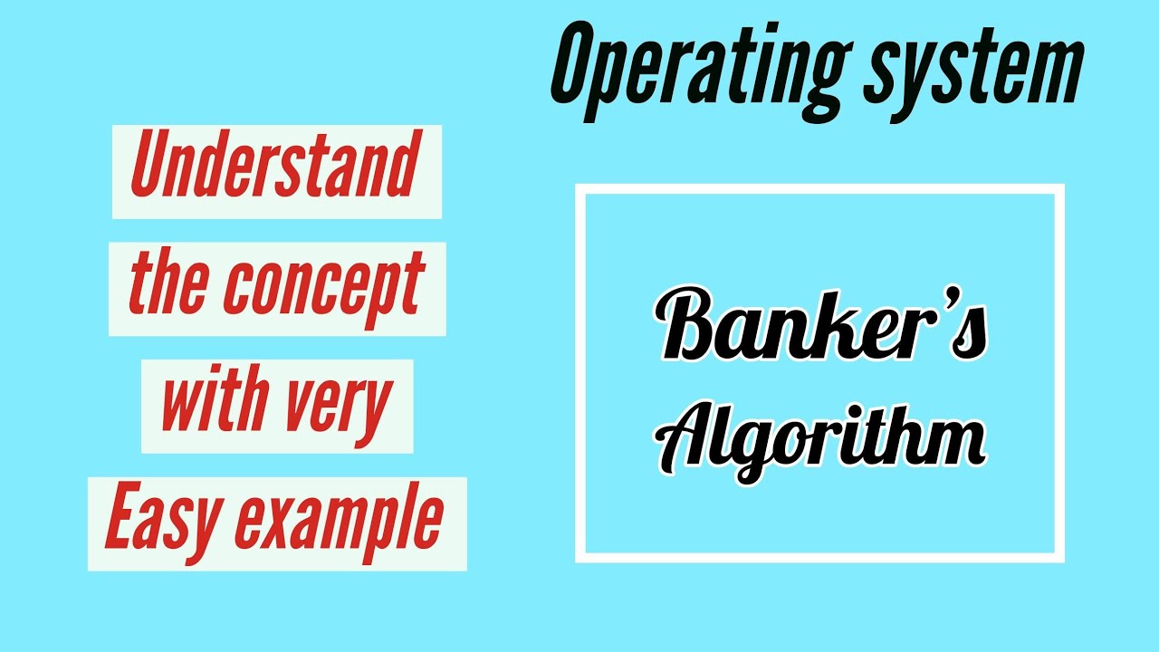 Banker's Algorithm - YouTube