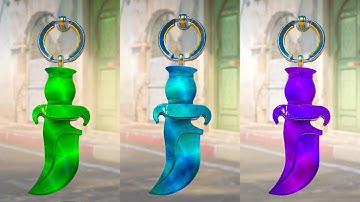 Inspecting ALL RARE Semi Precious Charm PATTERNS In CS2 Ingame - CS2 NEW CHARM + KEYCHAINS Showcase