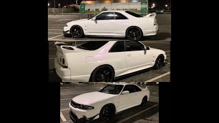 Skyline R33 GT-R (Custom Paint Job) sparkle pearl white repaint/restoration completed #gtr#r33#paint