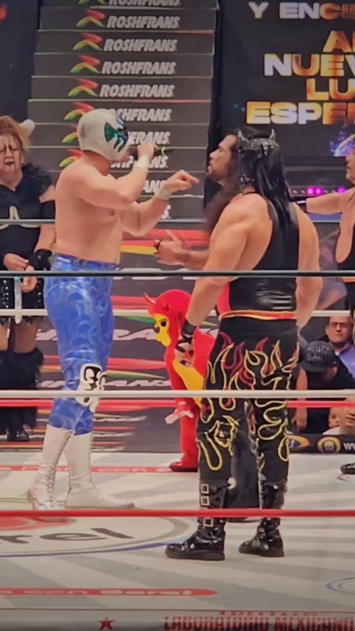 Atlantis Jr acepta el reto del Bárbaro Cavernario por el Semi Completo Místico en la Arena México