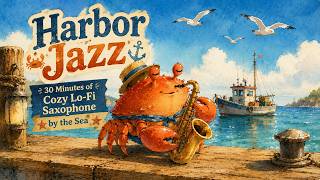 Crab's Harbor Jazz | 30 Minutes of Cozy Lo-Fi Saxophone by the Sea screenshot 2