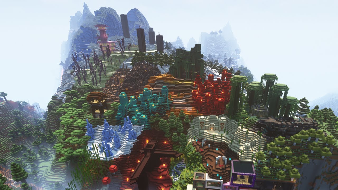 我還原了MC所有的生物群系！！！丨minecraft#21