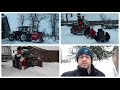 SNEEUW op de boerderij | Sneeuwschuiven met de voerbak achter de trekker | Boer Gerrit vlogt