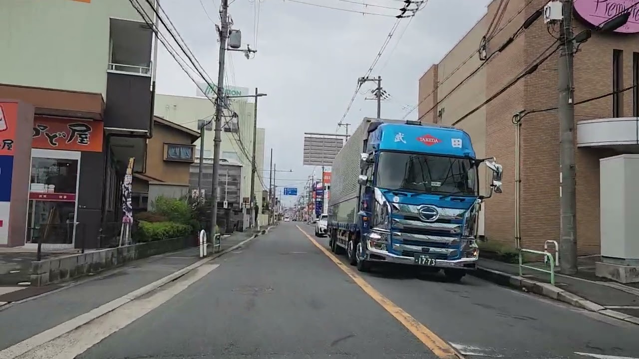 東大阪市から、八尾市の長瀬川まで。