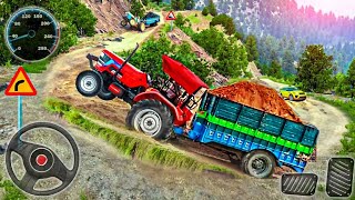 Heavy Tractor Trolley Cargo Simulator 3D |Realistic Tractor Game Play Store |Android Gameplay screenshot 2