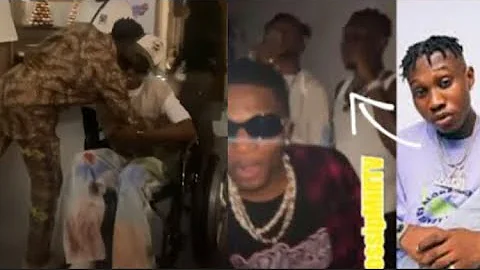 Wizkid hugs VICTONY  after ZLATAN snubs Wizkid | JOEBOY fan cries