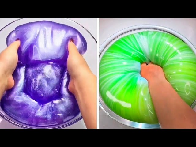Слаймы расслабляющее видео