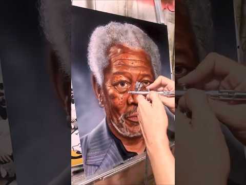 DRAWING MORGAN FREEMAN TRIBUTE