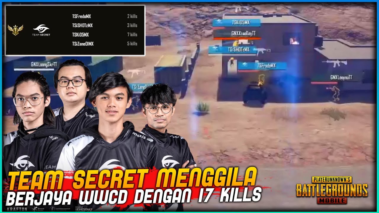 TEAM SECRET MENGGILA !! CHICKEN DINNER DENGAN 17 KILLS – 2022 PMPL MYSGPH W1D1