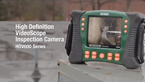 Extech HDV600 High Definition VideoScope Introduction Video