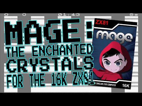 Mage: The Enchanted Crystals for the ZX81 from Revival Studios (2018)