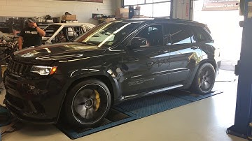 2018 Jeep Grand Cherokee Track hawk on the Speed Shop Dyno making a pull!