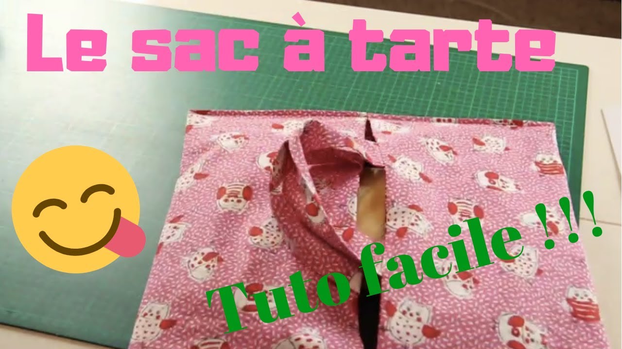 Tuto : Le sac à tarte - Je fais moi même