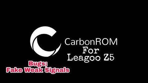 Carbon ROM || with flux substratum theme || feel the taste of Android P || on Leagoo Z5