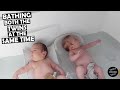 Three Under Two - Bathing Both The Twins At The Same Time