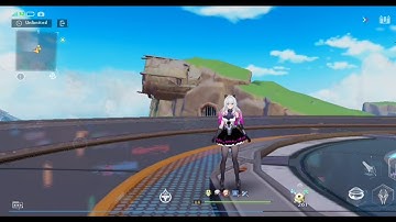 Climbing Eyrie Spacerift in Build Mode, Tower Of Fantasy Artificial Island