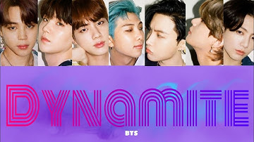 방탄소년단 (BTS) - " DYNAMITE " Color Coded Lyrics