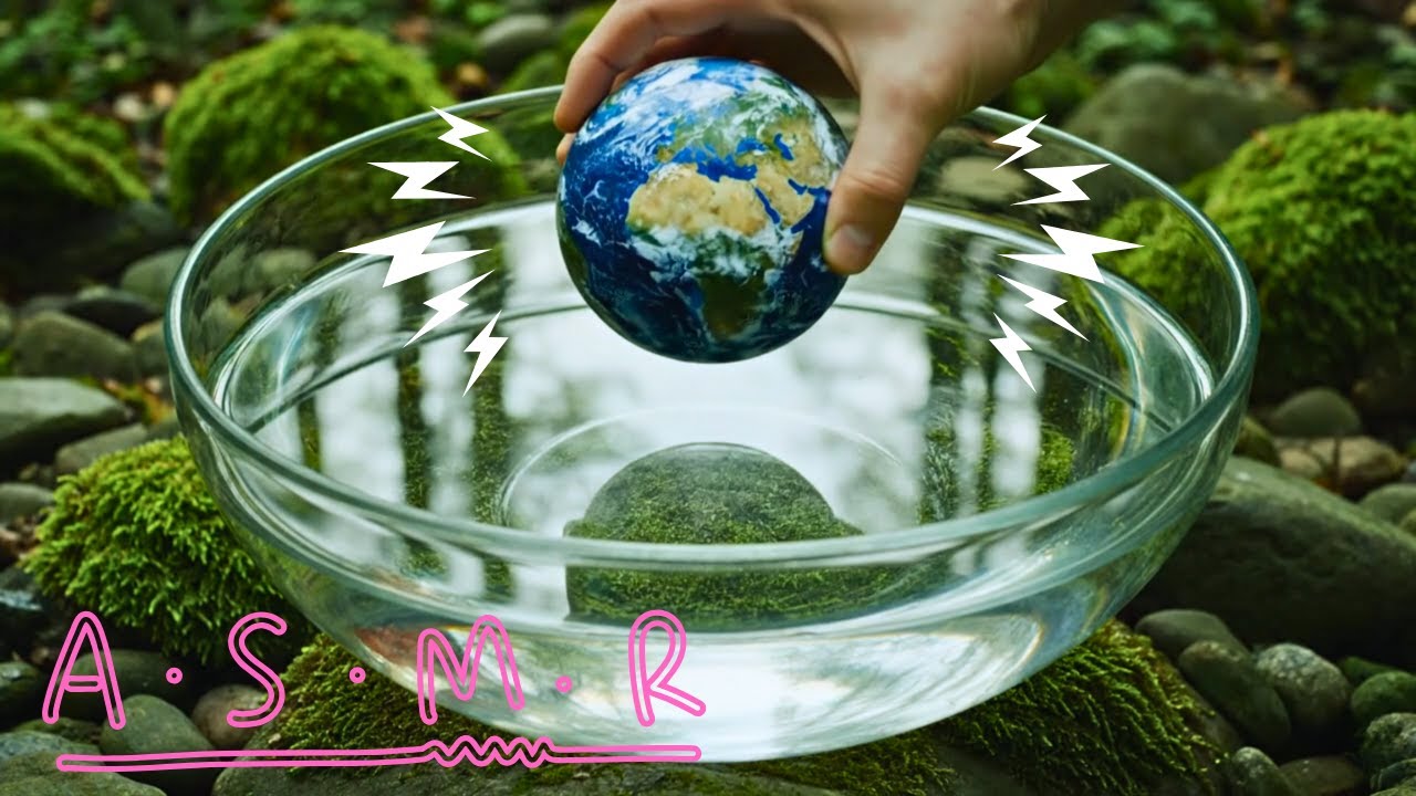 ASMR Water Planet Drop + Nature 🌎💦 | Мягкие космические вибрации