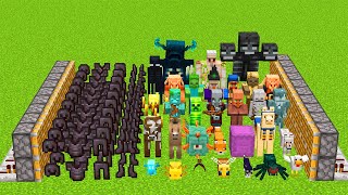 X999 Netherite armor and all mobs in Minecraft combined