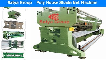 Poly House Shade Net Machine Machine High Speed High Production