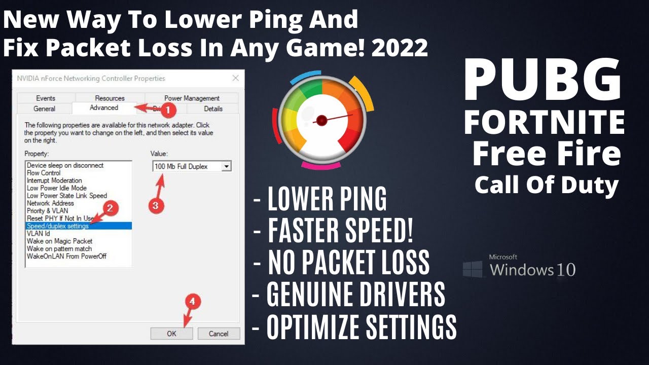 How To Optimize Your Network Adapter Settings For Higher Speeds & Lower