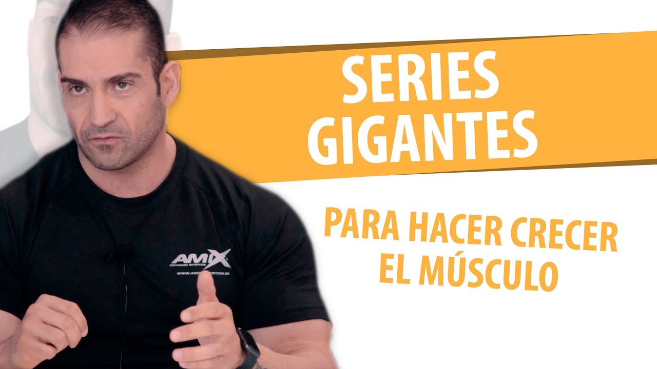 DESCUBRE LAS SERIES GIGANTES PARA HACER CRECER EL MÚSCULO | Raúl Carrasco whey protein complex 100