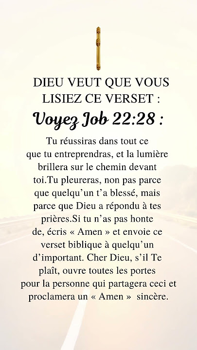 🇧🇪 DIEU VEUT QUE VOUS LISIEZ CE VERSET #Prière  #catholique  #chretien #france #dieu
