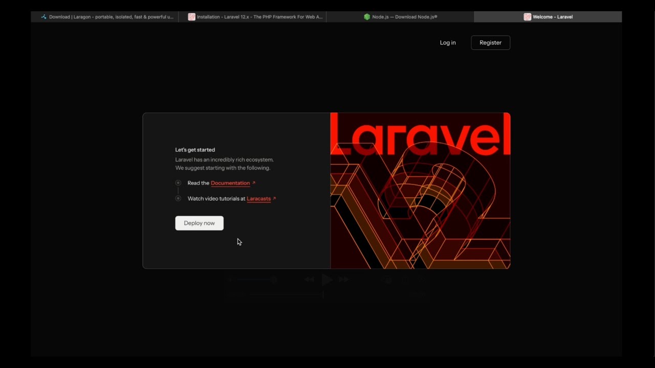 Membuat Website dengan Laravel 12 Inertia React JS Pertama Kali