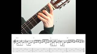 The Cure - A Forest (acoustic/classical fingerstyle guitar cover with TAB, chords & score)