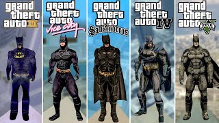 Epic Batman Jumps From The Highest Points In Rockstar Games