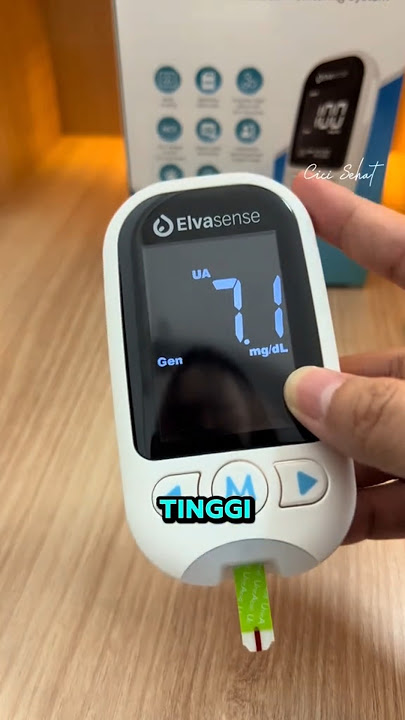 Tutorial Cek Asam Urat #tutorial #elvasense #shorts