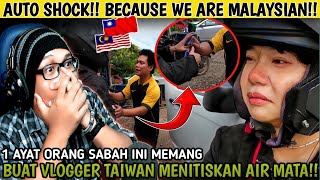 WOW‼️ 'NO... BECAUSE WE ARE MALAYSIAN'... THIS SIMPLE PHRASE MADE A TAIWANESE VLOGGER CRY‼️ ❤️🇲🇾