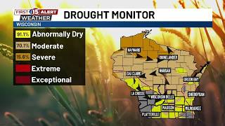 Kevin Corriveau 8 p.m. Thursday - Looking at the latest drought monitor for southern Wisconsin