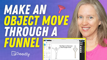 Move a Character through a Funnel in Doodly