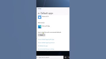 How to change default application for each file format in windows 10