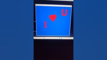 Draw I❤️U using python #coding #shortsfeed #cse #shorts #trending #ytshorts