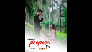 Happy Propose Day ❤️ | Valentine's week ❤️ | Love Whatsapp status 🔥| Life Happiness Kiss | Feelings screenshot 4