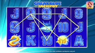 What is this funny game? Great Blue! Extra free spin lah #games #slot screenshot 5