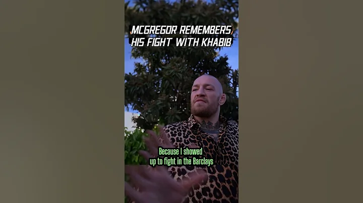 Conor remembers his fight with Khabib! #ufc #mma #conormcgregor #khabib #shorts