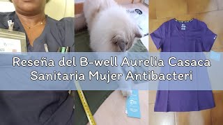 Reseña del B-well Aurelia Casaca Sanitaria Mujer Antibacteriana, Resistente a Olores, Antiarrugas, U