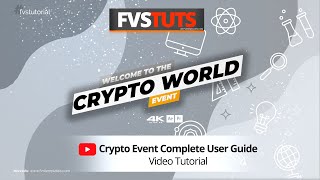 Crypto Event Complete User Guide [Video Tutorial]