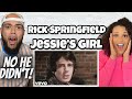 OMG NO HE DIDN'T!!..| FIRST TIME HEARING Rick Springfield - Jessie's Girl REACTION