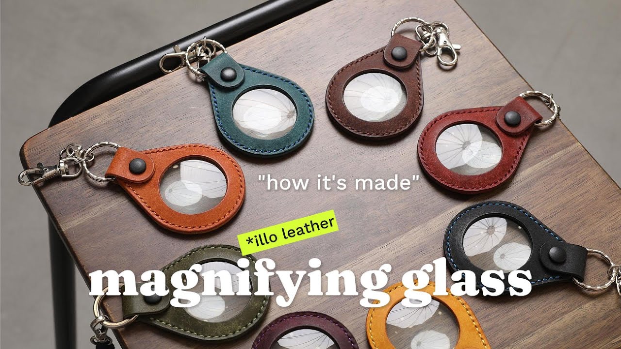 [DIY KIT] 가죽 돋보기 만들기 제작과정 (일로레더)
