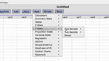Confidence Interval for Mean using t-distribution in StatCrunch