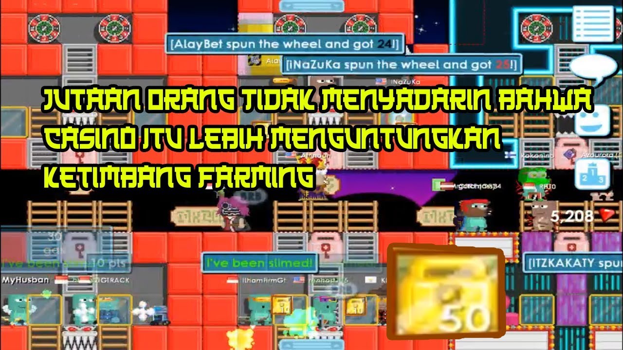 Trik Sejuta Player Growtopia Untuk Menang Di Casino / CSN YouTube