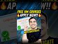 Comment Karo - &quot;SKILL&quot; if you want next video on Free Job-Guarantee Courses #shorts