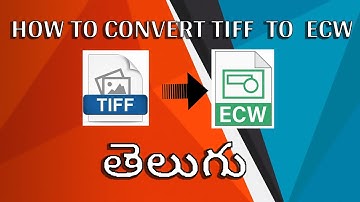 How To Convert TIFF file to ECW file by using Global Mapper in Telugu II Resurvey II QGIS II  ETS II