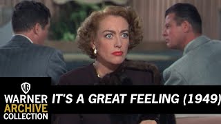 Joan Crawford Slapping Men! | It's a Great Feeling | Warner Archive